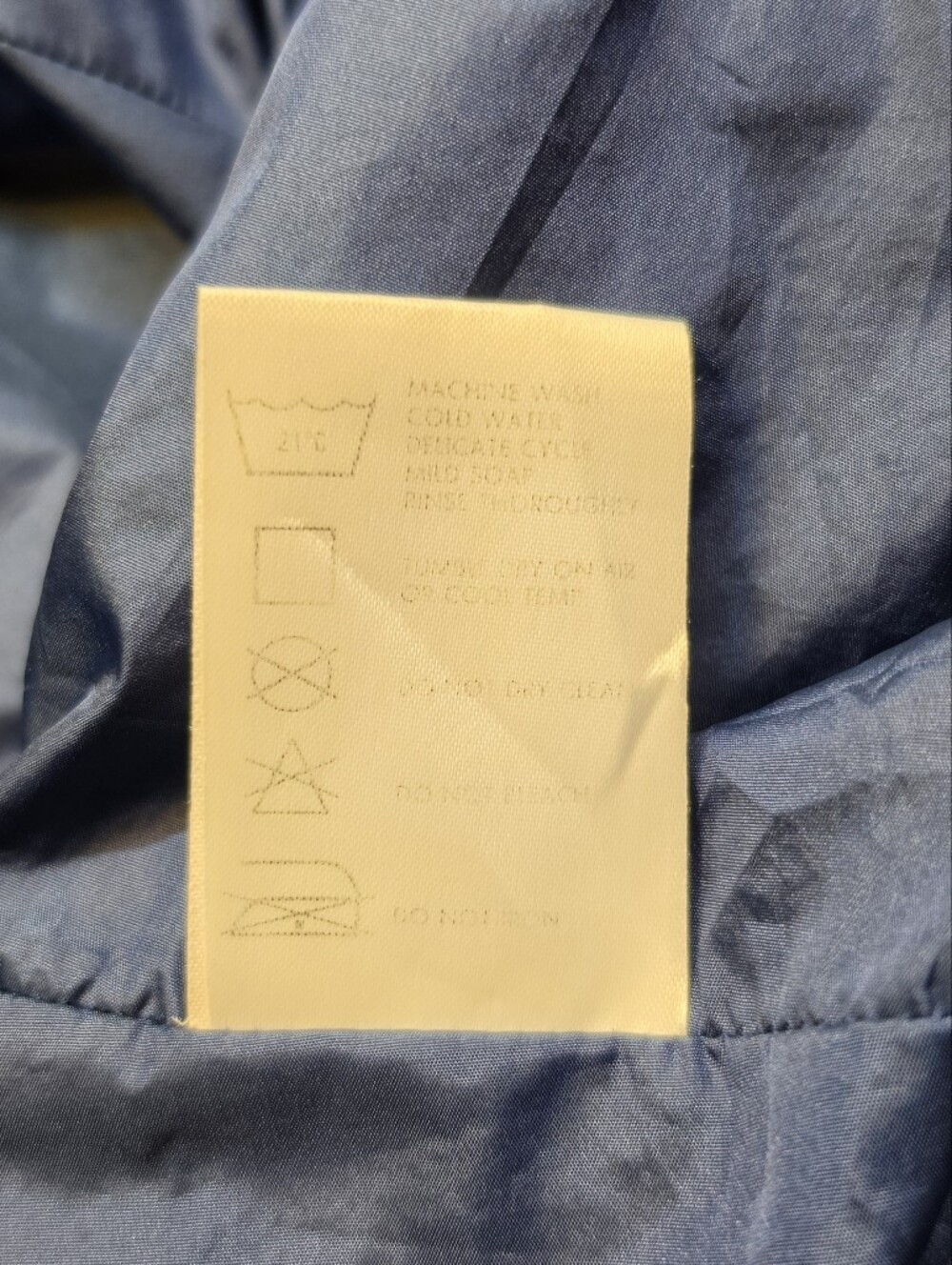North Face Girls Size 12 Vintage Jacket Coat Gore-Tex Goretex Blue Hooded - Picture 15 of 15